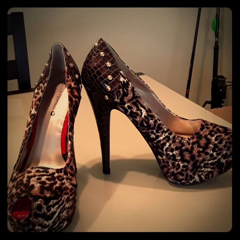 Body Central, Peep Toe Stilettos 8.5.